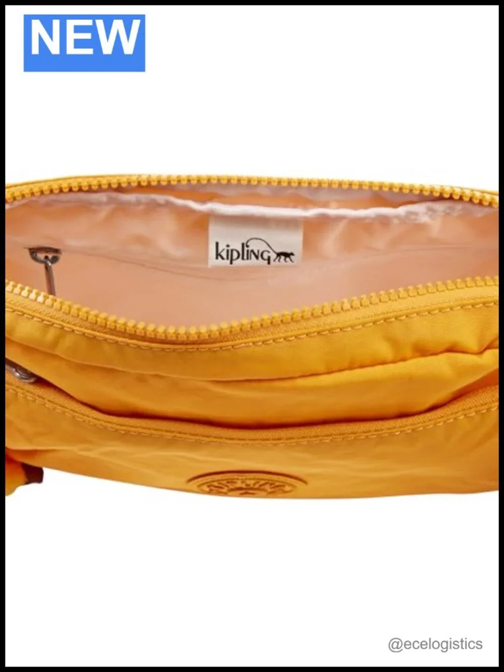 Kipling Nylon Crossbody Sling Bag with Zipper, Lightweight